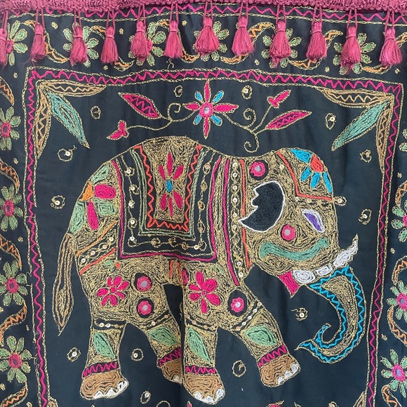 Vintage 1990's by designer Ann Ferriday one of a kind denim embellished jacket - Picture 5 of 9